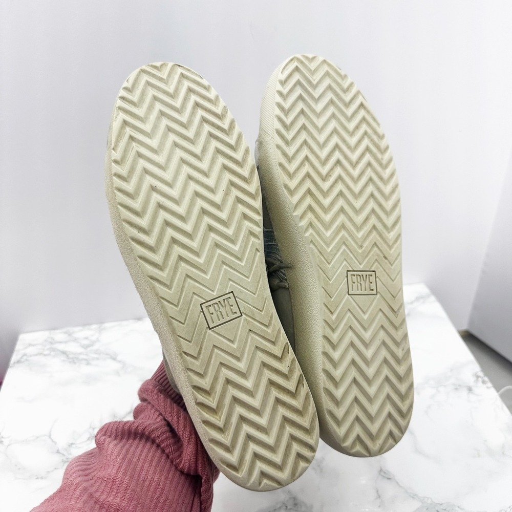 Frye Webster‎ Womens 10 Suede Snakeskin Metallic Low Top Sneaker - Picture 7 of 7